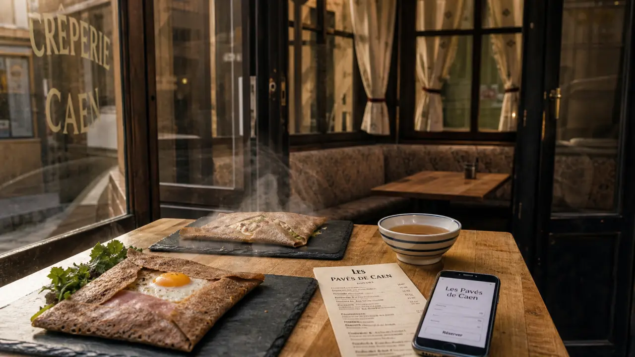Les pavés de Caen, crêperie à Caen : galettes et cidre, wifi gratuit