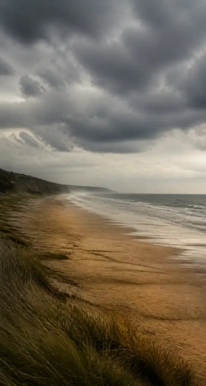 Plage du Débarquement sur la Côte de Nacre, en Normandie