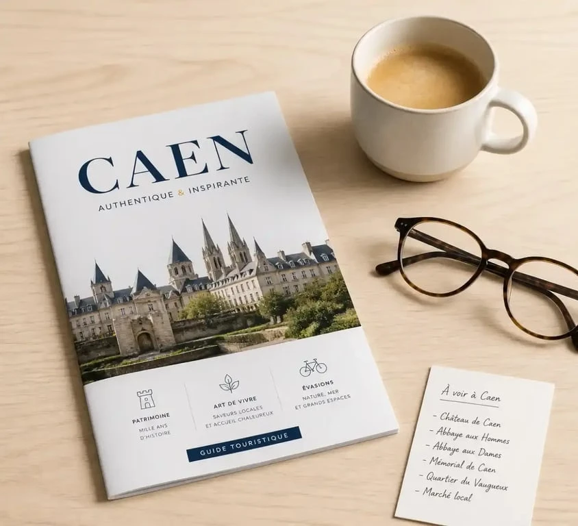 Planification de séjour à Caen avec les brochures touristiques officielles
