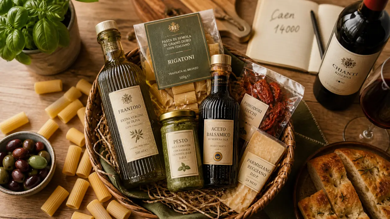 Épicerie italienne Caen : produits italiens, cave et plats à emporter