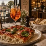 Restaurants italiens Caen : pizza al taglio à la part, Spritz et pain