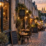 Ruelle du Vaugueux, rue des restaurants Caen près du château